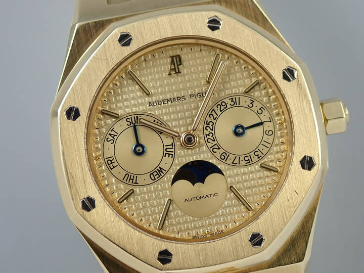 オーデマピゲ ロイヤルオーク デイデイト ムーンフェイズ Ref.25594BA.O.0477BA.01 イエローゴールド シャンパン文字盤