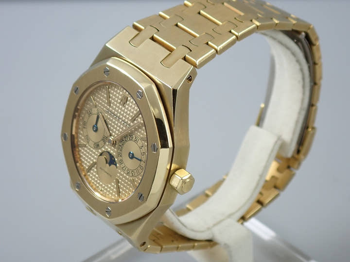 オーデマピゲ ロイヤルオーク デイデイト ムーンフェイズ Ref.25594BA.O.0477BA.01 イエローゴールド シャンパン文字盤