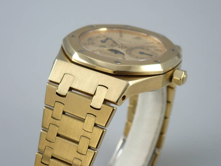 オーデマピゲ ロイヤルオーク デイデイト ムーンフェイズ Ref.25594BA.O.0477BA.01 イエローゴールド シャンパン文字盤