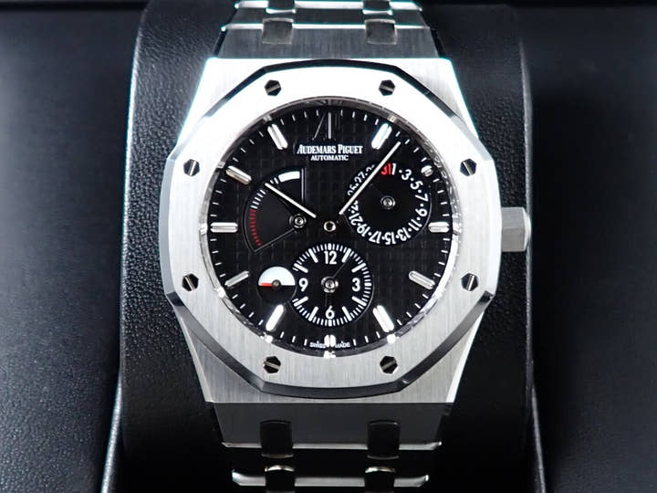 オーデマピゲ ロイヤルオーク デュアルタイム Ref.26120ST.OO.1220ST.03 ステンレススチール ブラック文字盤