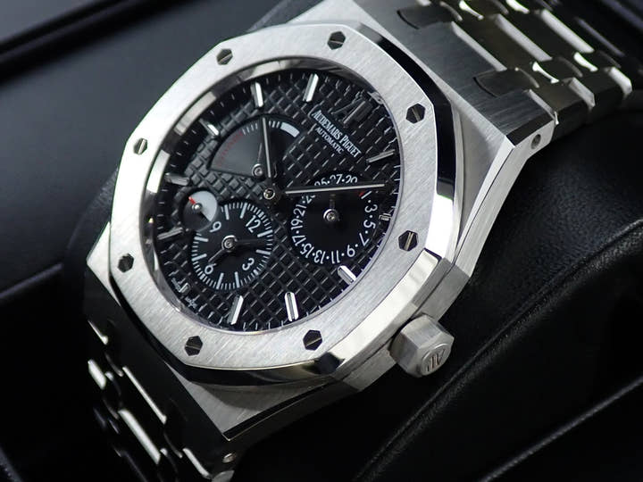 オーデマピゲ ロイヤルオーク デュアルタイム Ref.26120ST.OO.1220ST.03 ステンレススチール ブラック文字盤