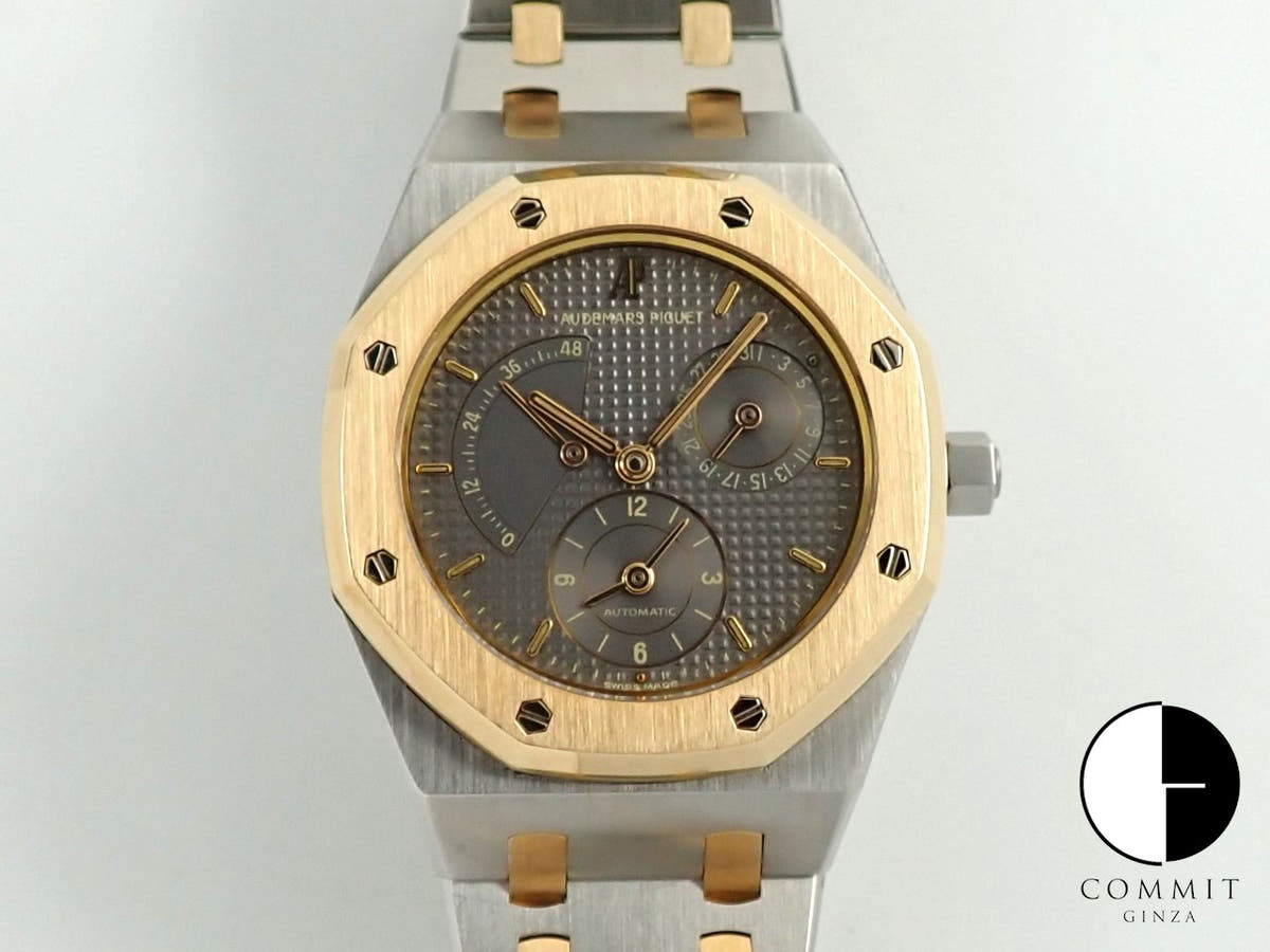 オーデマピゲ ロイヤルオーク デュアルタイム Ref.25730SA.O.0789SA.01 ステンレススチール/イエローゴールド グレー文字盤