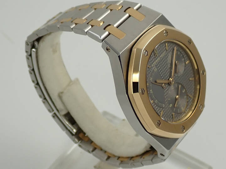 オーデマピゲ ロイヤルオーク デュアルタイム Ref.25730SA.O.0789SA.01 ステンレススチール/イエローゴールド グレー文字盤