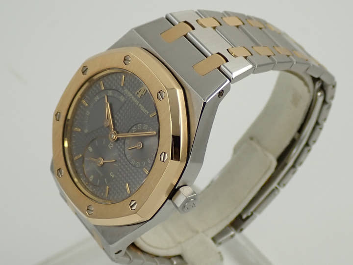 オーデマピゲ ロイヤルオーク デュアルタイム Ref.25730SA.O.0789SA.01 ステンレススチール/イエローゴールド グレー文字盤