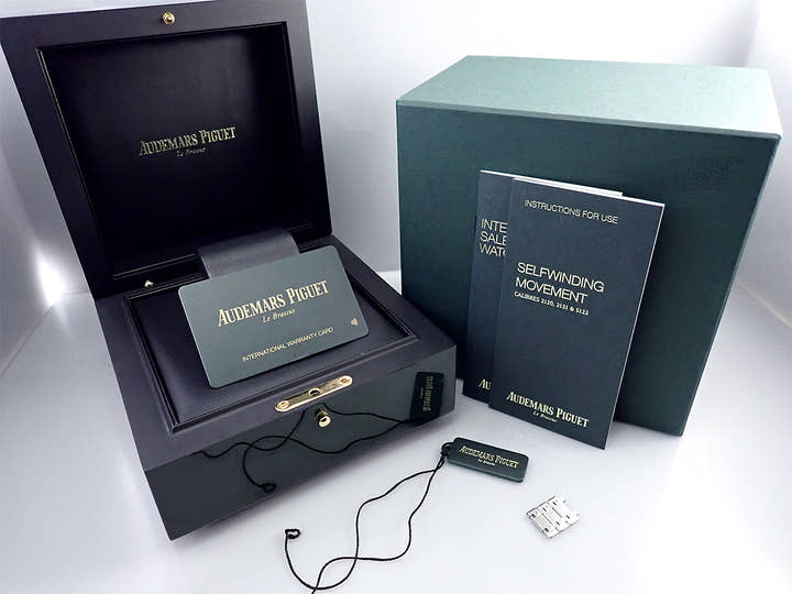 オーデマピゲ ロイヤルオーク ジャンボ エクストラ シン Ref.15202ST.OO.1240ST.01 ステンレススチール ブルー文字盤