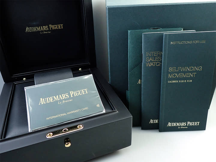 オーデマピゲ ロイヤルオーク フロステッドゴールド Ref.15454BC.GG.1259BC.03 ホワイトゴールド ブラック文字盤