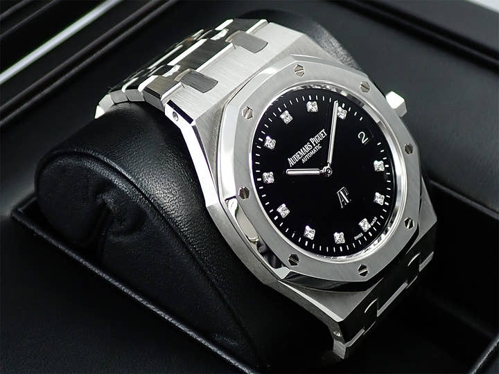 オーデマピゲ ロイヤルオーク ジャンボ エクストラ シン Ref.15206PT.OO.1240PT.01 プラチナ オニキス11Pダイヤ文字盤