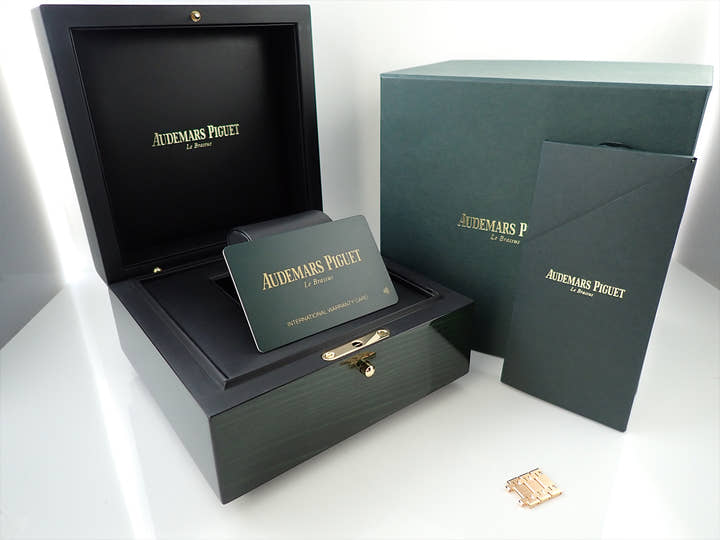 オーデマピゲ ロイヤルオーク ジャンボ エクストラ シン Ref.15202OR.OO.1240OR.01 ピンクゴールド ブルー文字盤