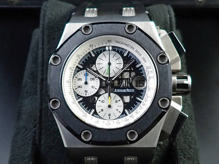 オーデマピゲ ロイヤルオーク オフショア クロノグラフ ルーベンスバリチェロ Ref.26078IO.OO.D001VS.01 チタン/セラミック ブラック文字盤