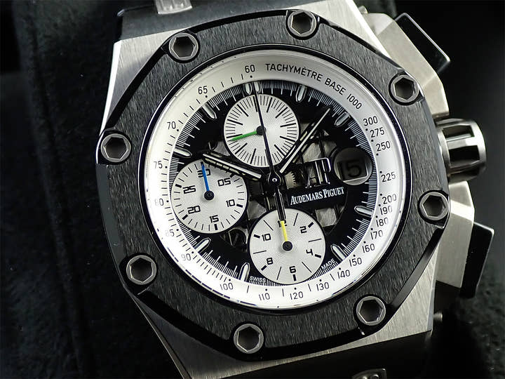 オーデマピゲ ロイヤルオーク オフショア クロノグラフ ルーベンスバリチェロ Ref.26078IO.OO.D001VS.01 チタン/セラミック ブラック文字盤