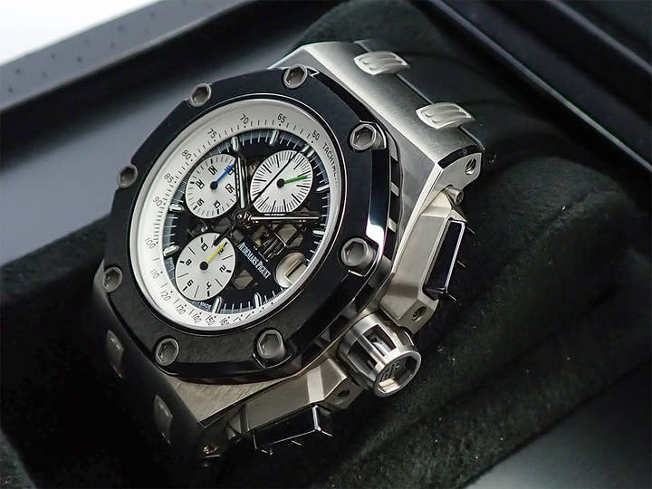 オーデマピゲ ロイヤルオーク オフショア クロノグラフ ルーベンスバリチェロ Ref.26078IO.OO.D001VS.01 チタン/セラミック ブラック文字盤