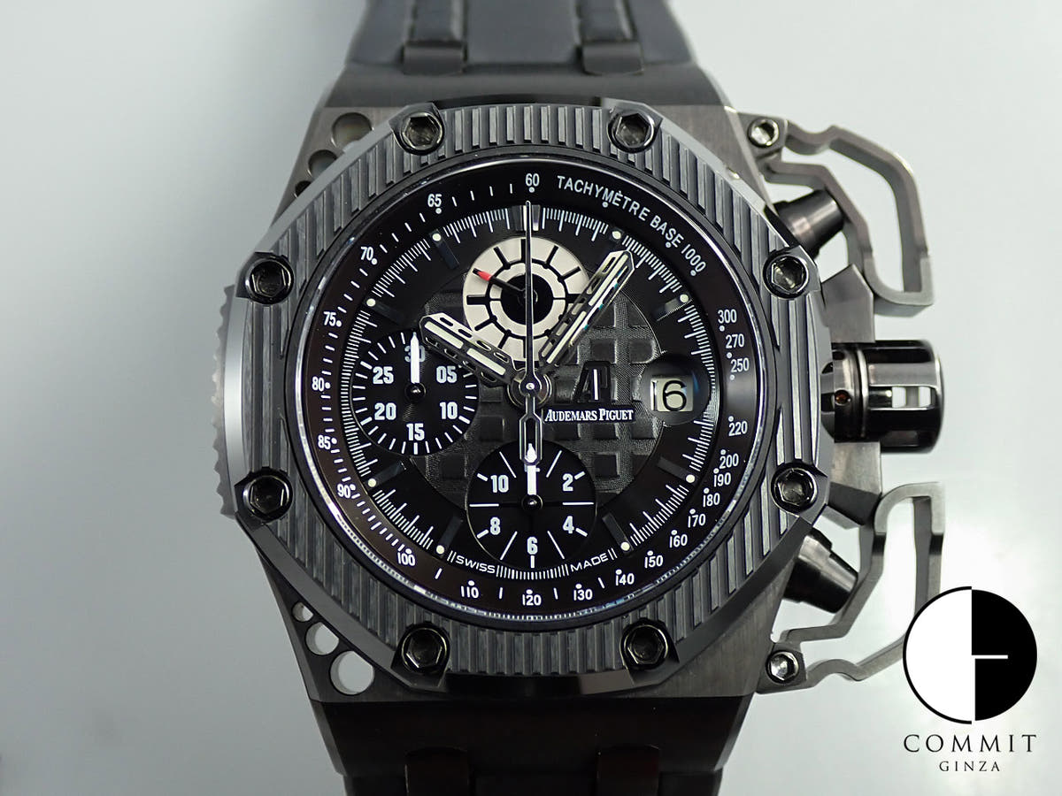 オーデマピゲ ロイヤルオーク オフショア サバイバー クロノグラフ Ref.26165IO.OO.A002CA.01 チタン ブラック文字盤