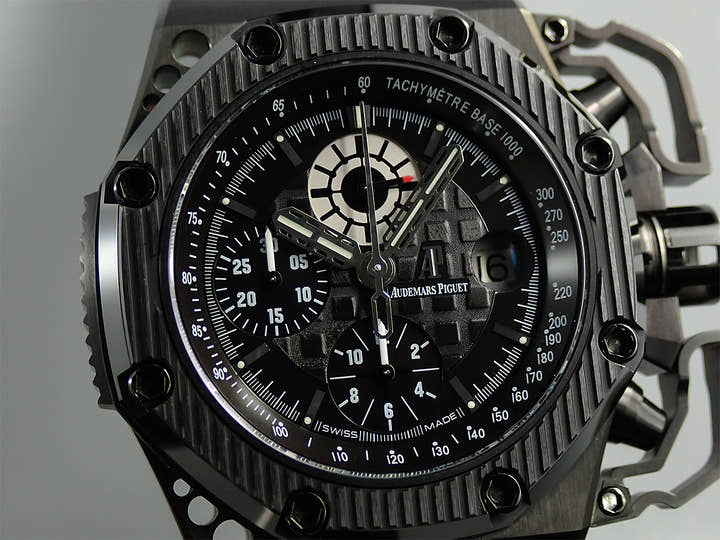 オーデマピゲ ロイヤルオーク オフショア サバイバー クロノグラフ Ref.26165IO.OO.A002CA.01 チタン ブラック文字盤