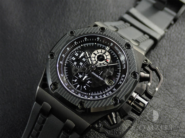 オーデマピゲ ロイヤルオーク オフショア サバイバー クロノグラフ Ref.26165IO.OO.A002CA.01 チタン ブラック文字盤