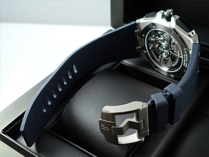 オーデマピゲ ロイヤルオーク オフショア クロノグラフ Ref.26420TI.OO.A027CA.01 チタン ブルー文字盤