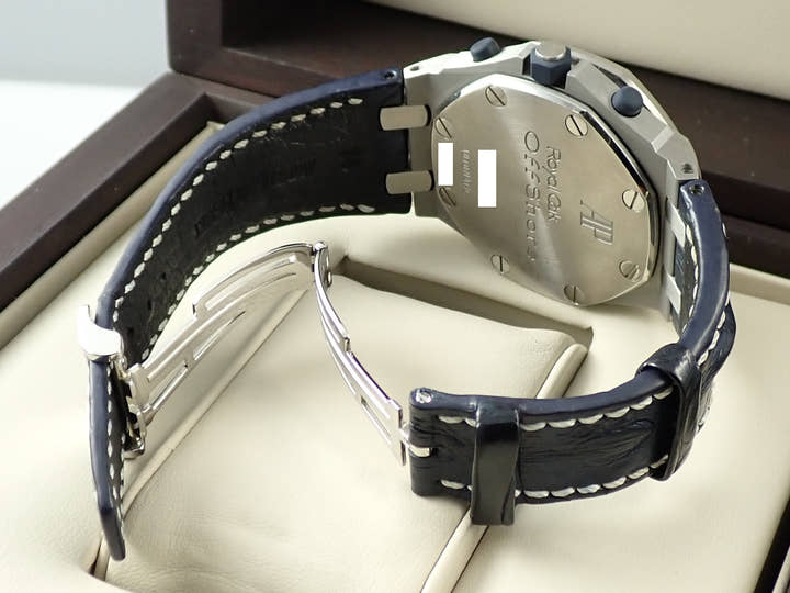 オーデマピゲ ロイヤルオーク オフショア クロノグラフ Ref.26170ST.OO.D305CR.01 ステンレススチール ホワイト×ブルー文字盤