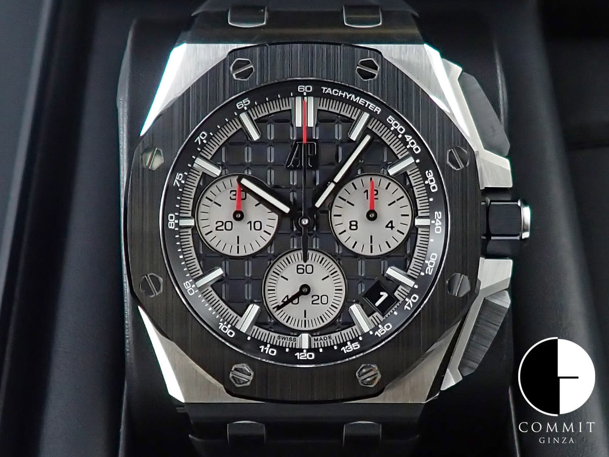 オーデマピゲ ロイヤルオーク オフショア クロノグラフ Ref.26420SO.OO.A002CA.01 ステンレススチール/ブラックセラミック ブラック文字盤