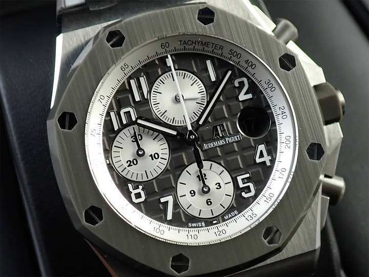 オーデマピゲ ロイヤルオーク オフショア クロノグラフ Ref.26470IO.OO.A006CA.01 チタン スレートグレー文字盤