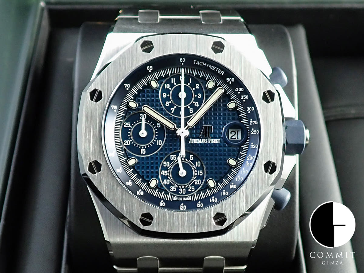オーデマピゲ ロイヤルオーク オフショア クロノグラフ Ref.26238ST.OO.2000ST.01 ステンレススチール ブルー文字盤