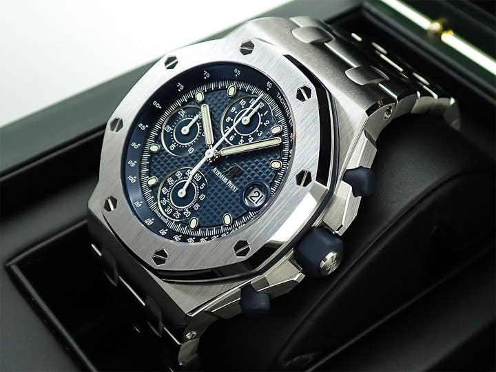 オーデマピゲ ロイヤルオーク オフショア クロノグラフ Ref.26238ST.OO.2000ST.01 ステンレススチール ブルー文字盤