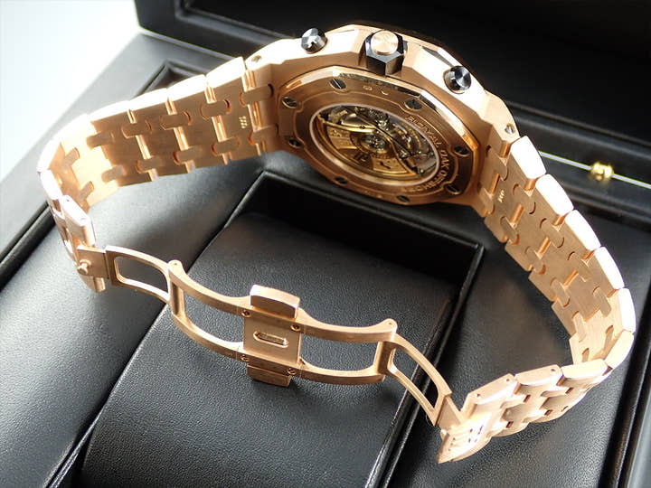 オーデマピゲ ロイヤルオーク オフショア クロノグラフ Ref.26470OR.OO.1000OR.02 ピンクゴールド グレー文字盤