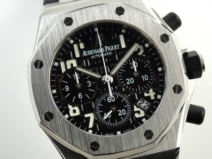 オーデマピゲ ロイヤルオーク オフショア クロノグラフ Ref.26283ST.OO.D002CA.01 ステンレススチール ブラック文字盤