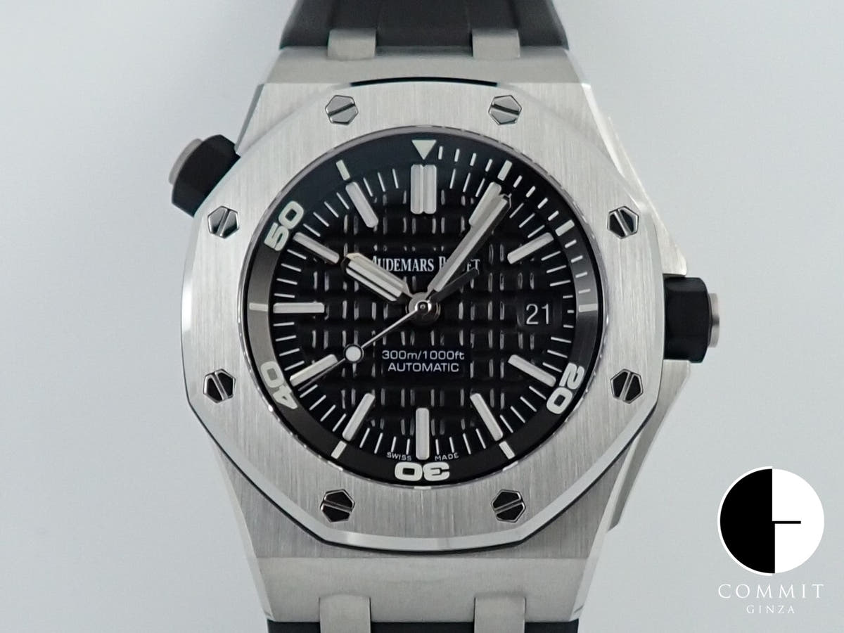 オーデマピゲ ロイヤルオーク オフショア ダイバー Ref.15703ST.OO.A002CA.01 ステンレススチール ブラック文字盤