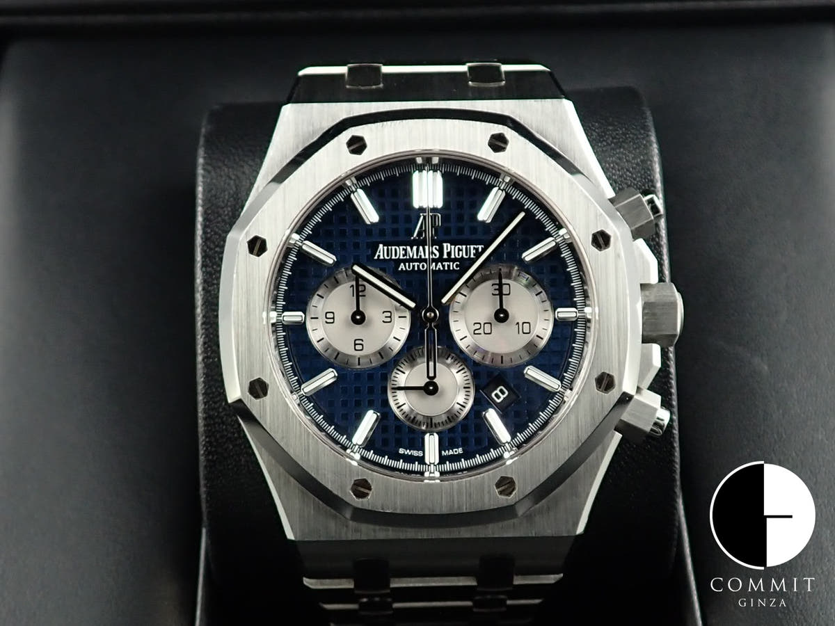 Audemars Piguet Royal Oak Chronograph Ref. 26331ST.OO.1220ST.01 Stainless Steel Blue Dial