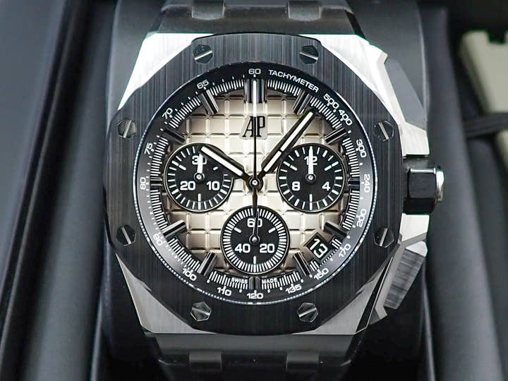 オーデマピゲ ロイヤルオーク オフショア クロノグラフ Ref.26420SO.OO.A600CA.01 ステンレススチール スモークブラウン文字盤