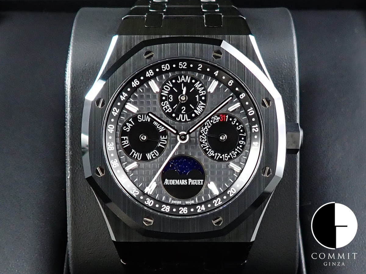 オーデマピゲ ロイヤルオーク パーペチュアルカレンダー Ref.26579CE.OO.1225CE.01 セラミック スレートグレー文字盤