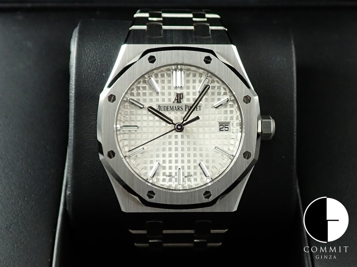 オーデマピゲ ロイヤルオーク Ref.77350ST.OO.1261ST.01 ステンレススチール シルバー文字盤