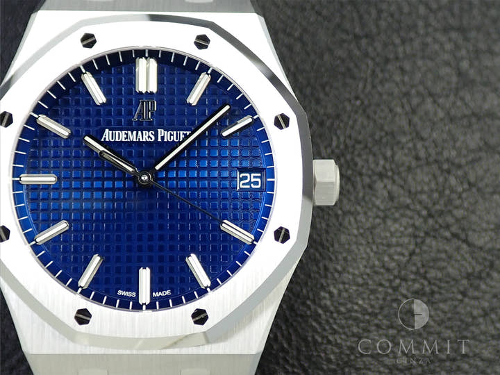 オーデマピゲ ロイヤルオーク Ref.15503BC.OO.1220BC.01 ホワイトゴールド ブルー文字盤