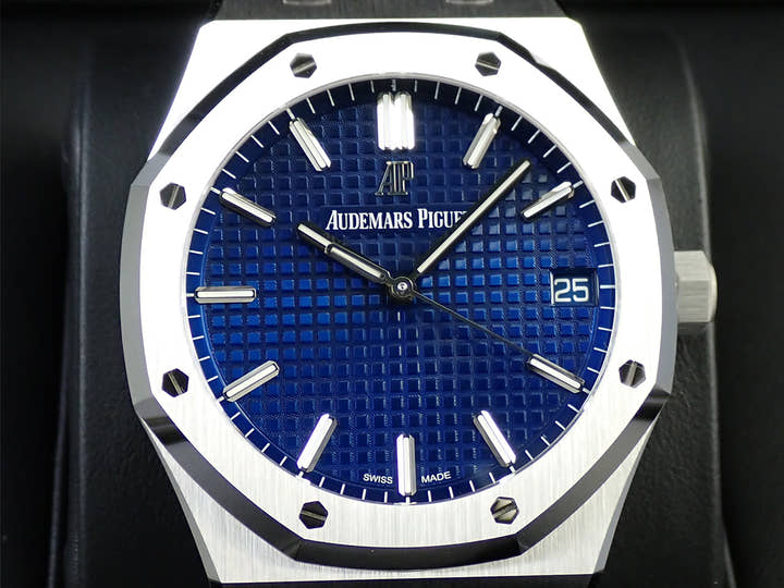 オーデマピゲ ロイヤルオーク Ref.15503BC.OO.1220BC.01 ホワイトゴールド ブルー文字盤
