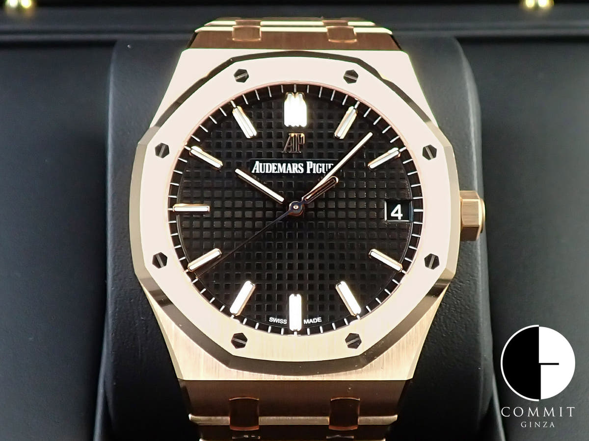 オーデマピゲ ロイヤルオーク Ref.15500OR.OO.1220OR.01 ピンクゴールド ブラック文字盤