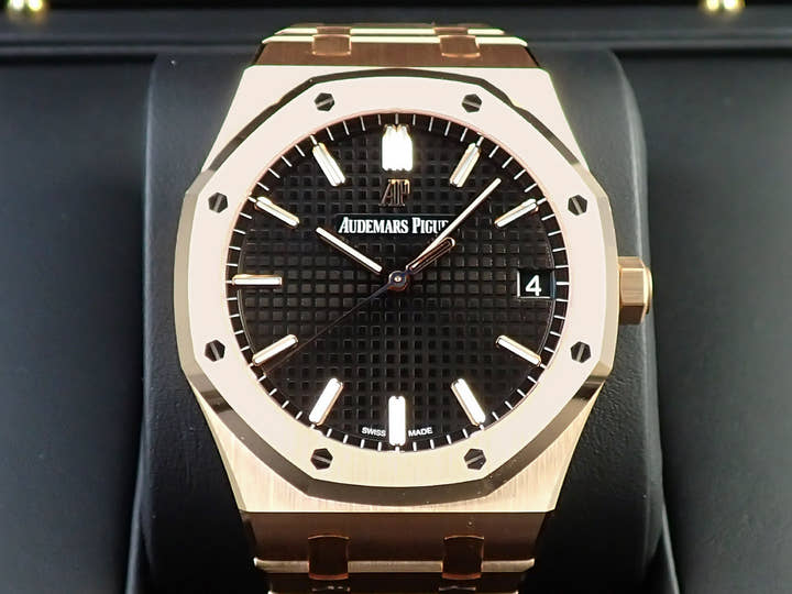 オーデマピゲ ロイヤルオーク Ref.15500OR.OO.1220OR.01 ピンクゴールド ブラック文字盤