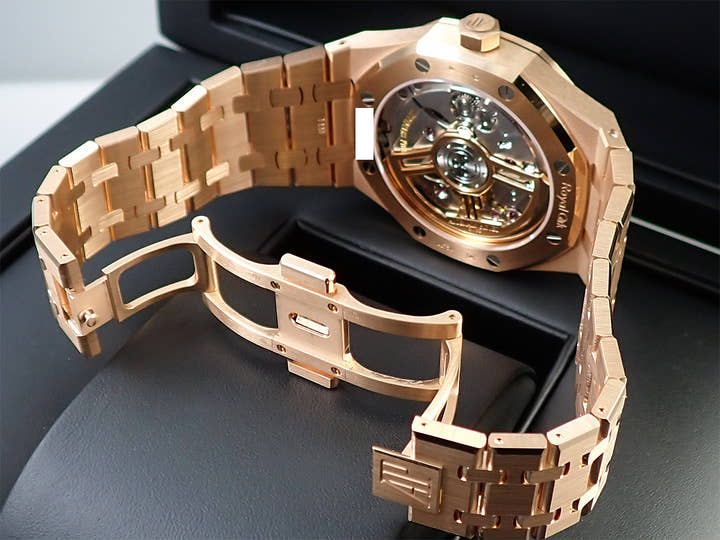 オーデマピゲ ロイヤルオーク Ref.15500OR.OO.1220OR.01 ピンクゴールド ブラック文字盤