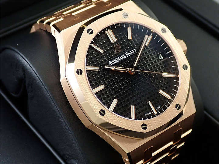オーデマピゲ ロイヤルオーク Ref.15500OR.OO.1220OR.01 ピンクゴールド ブラック文字盤