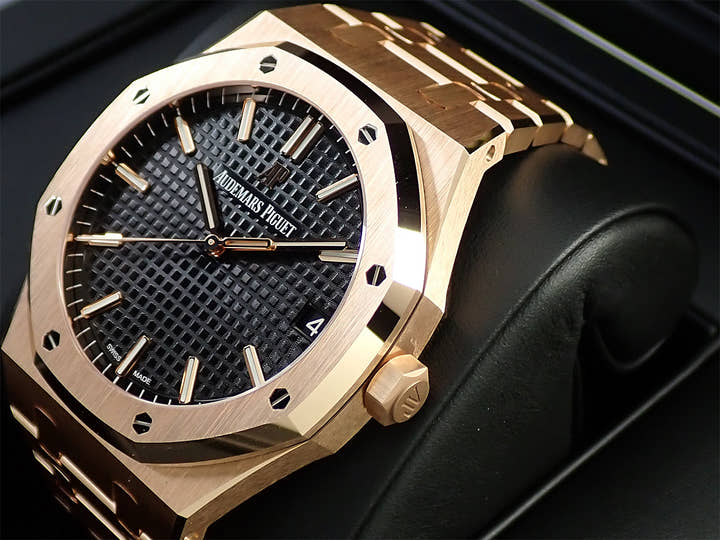 オーデマピゲ ロイヤルオーク Ref.15500OR.OO.1220OR.01 ピンクゴールド ブラック文字盤