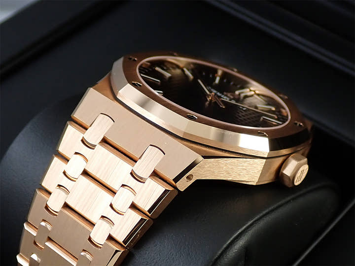 オーデマピゲ ロイヤルオーク Ref.15500OR.OO.1220OR.01 ピンクゴールド ブラック文字盤