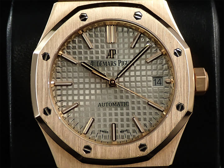 オーデマピゲ ロイヤルオーク Ref.15450OR.OO.1256OR.01 ピンクゴールド グレー文字盤