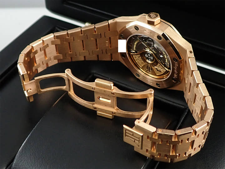 オーデマピゲ ロイヤルオーク Ref.15450OR.OO.1256OR.01 ピンクゴールド グレー文字盤