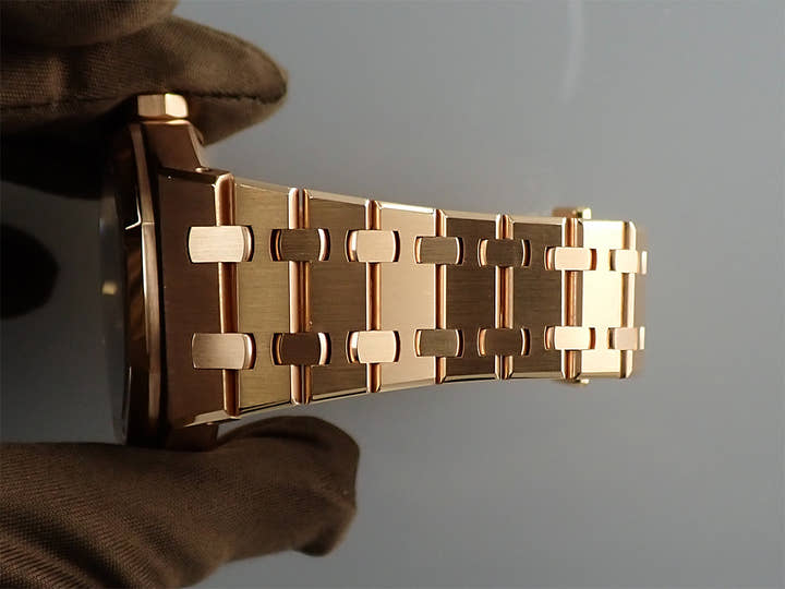 オーデマピゲ ロイヤルオーク Ref.15450OR.OO.1256OR.01 ピンクゴールド グレー文字盤