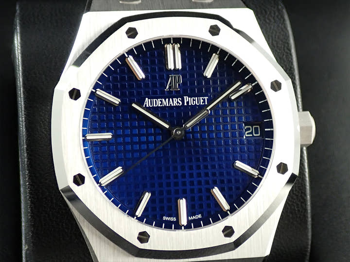 オーデマピゲ ロイヤルオーク Ref.15503BC.OO.1220BC.01 ホワイトゴールド ブルー文字盤