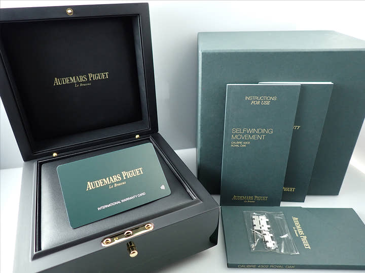 オーデマピゲ ロイヤルオーク Ref.15503BC.OO.1220BC.01 ホワイトゴールド ブルー文字盤