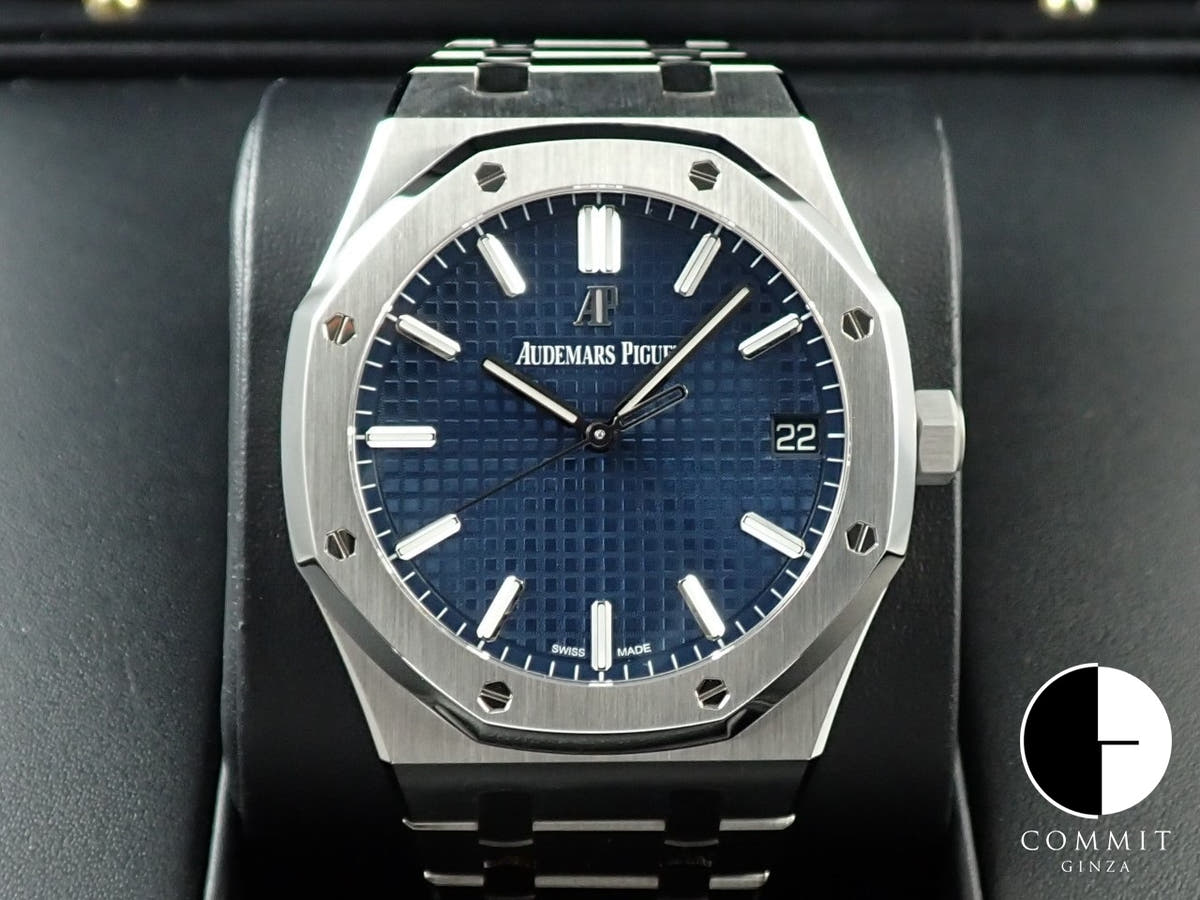 オーデマピゲ ロイヤルオーク Ref.15500ST.OO.1220ST.01 ステンレススチール ブルー文字盤