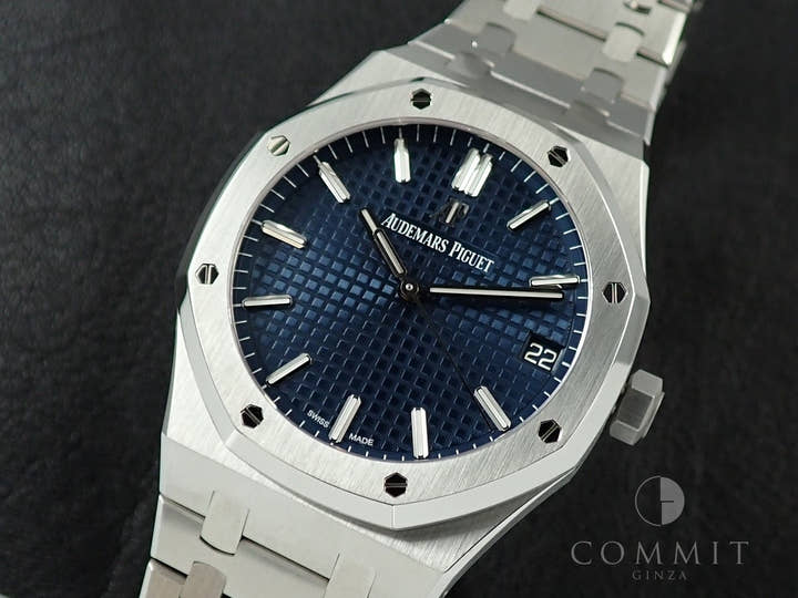 オーデマピゲ ロイヤルオーク Ref.15500ST.OO.1220ST.01 ステンレススチール ブルー文字盤