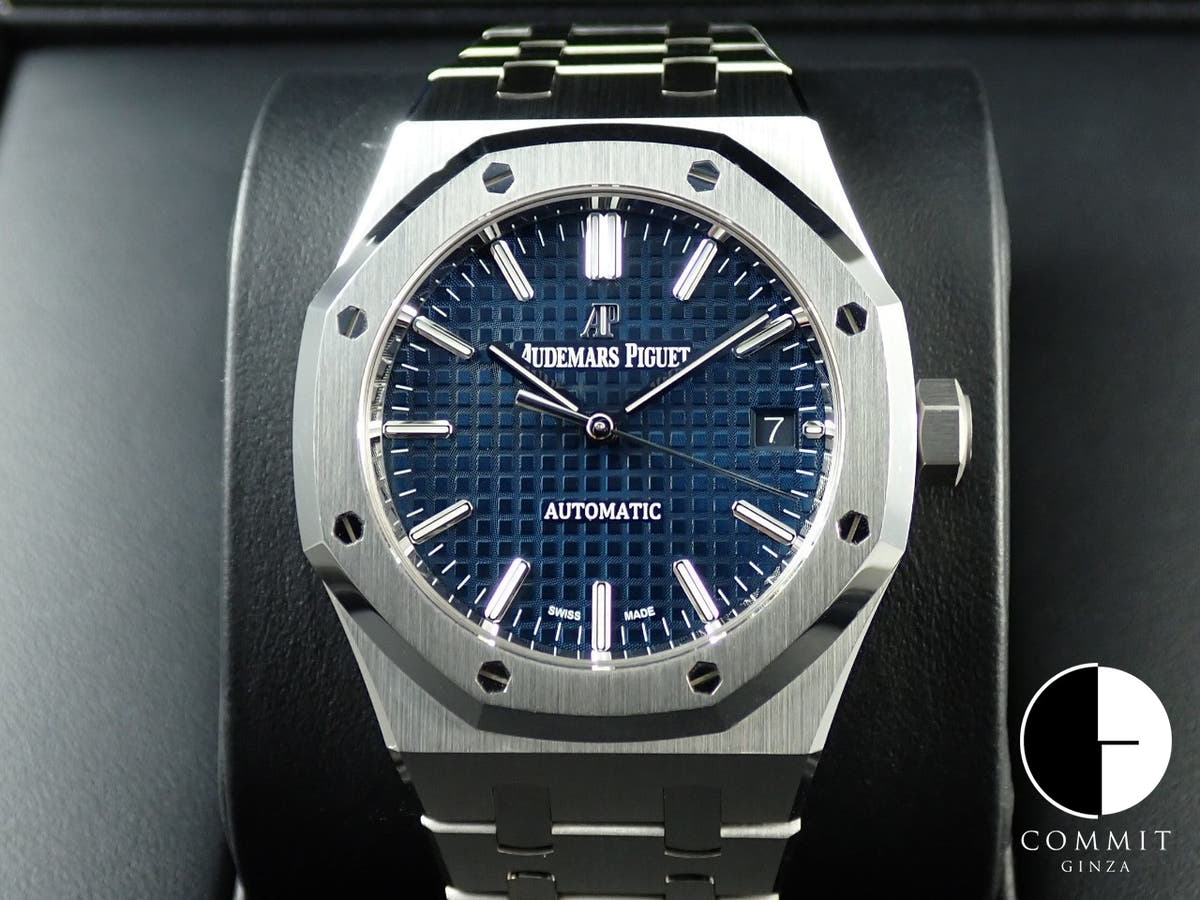 オーデマピゲ ロイヤルオーク Ref.15450ST.OO.1256ST.03 ステンレススチール ブルー文字盤