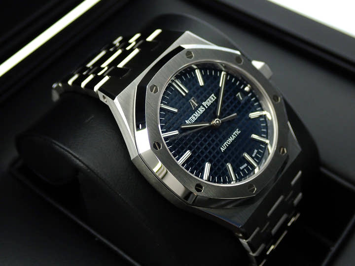 オーデマピゲ ロイヤルオーク Ref.15450ST.OO.1256ST.03 ステンレススチール ブルー文字盤