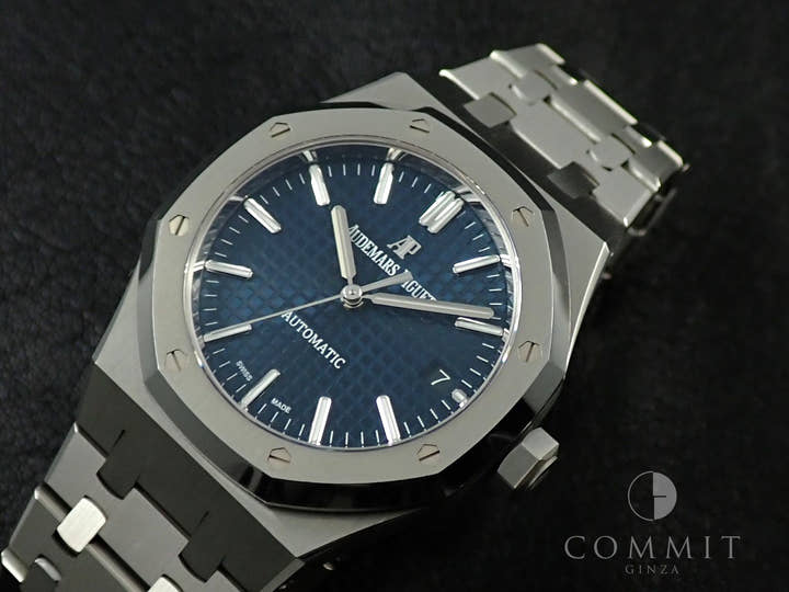 オーデマピゲ ロイヤルオーク Ref.15450ST.OO.1256ST.03 ステンレススチール ブルー文字盤