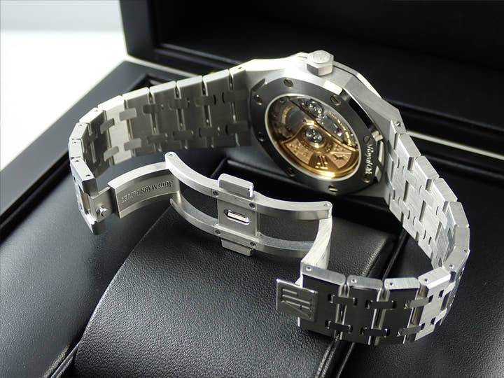 オーデマピゲ ロイヤルオーク Ref.15450ST.OO.1256ST.03 ステンレススチール ブルー文字盤